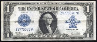 Fr.  238 1923 $1 One Dollar “horseblanket” Silver Certificate Very Fine,  (b)
