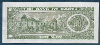 Korea 100 Won,  1965,  XF, 2