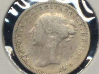1873 Great Britain 3 Pence Silver Coin