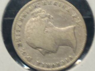 1859 Great Britain 3 Pence Silver Coin