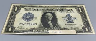 Large 1923 $1 Dollar Bill Silver Certificate Big Paper Money Fr - 238 D