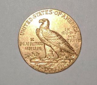 U.  S.  2 1/2 GOLD DOLLAR 1911 INDIAN HEAD LIBERTY QUARTER EAGLE.  900 PURE GOLD 2
