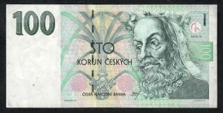 100 Korun From Czech Republic 1997