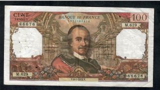 100 Francs Corneille 1972