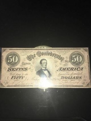 T - 66 Confederate Note (awesome)