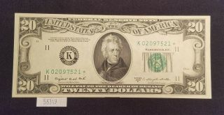 West Point Coins 1950 - C $20 Federal Reserve Note 
