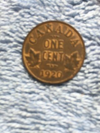 1920,  1921 Canadian Pennies 3
