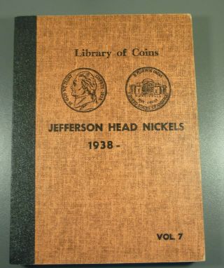Jefferson Nickel Complete Bu Set 1938 - 1964 In Library Of Coins Album Many Gem