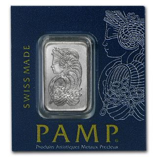 1 Gram Platinum Bar - Multigram,  25 Pamp Suisse (in Assay) - Sku 96253