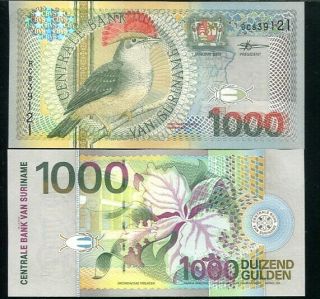 Suriname 1000 1,  000 Gulden 2000 P 151 Unc