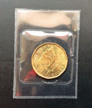 Canada Saskatchewan Roughriders 1910 - 2010 $1 Dollar Loonie Coin