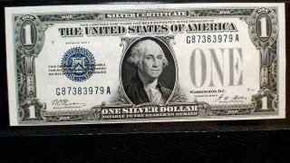 1928 A One Dollar PMG CU63 EPQ SILVER CERTIFICATE FUNNY BACK $1 Bill BUY IT NOW 2