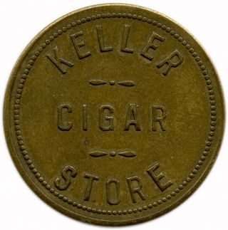 Keller Cigar Store Idaho Falls,  Idaho Id No Value Check Trade Token