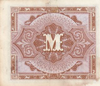 1 MARK VERY FINE BANKNOTE FROM ALLIED MILITARY IN GERMANY 1944 PICK - 192 2