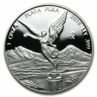 2018 Mexico 1 Oz Silver Libertad Proof (in Capsule) - Sku 162418