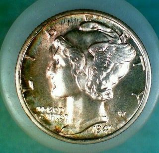 Ms 1941 - S Silver Mercury Dime (035)