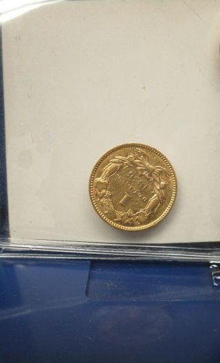 1856 $1 TY3 Princess Head Gold Dollar Type 3 CH AU NO PROBLEMS 2