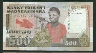 Madagascar 1988 - 93 500 Francs P 71b Circulated