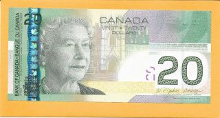 2004 Canadian 20 Dollar Bill Ara5831709 Crisp (unc)