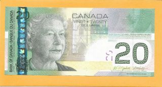 2004 Canadian 20 Dollar Bill Elf96001604 Crisp (unc)
