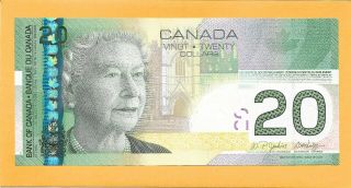 2004 Canadian 20 Dollar Bill Azw7199135 Crisp (unc)