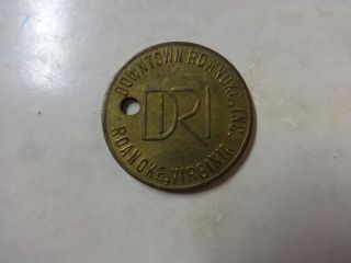 Good For 30 Cents In Trade Bus Parking Cab Downtown Roanoke Va Inc Coin Token