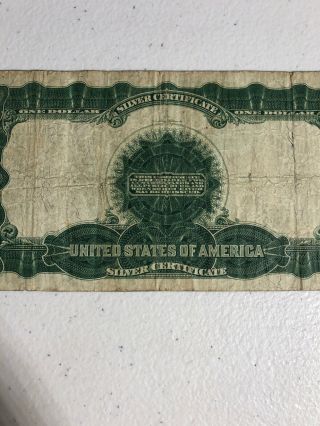 1899 $1.  00 Black Eagle Silver Certificate 1 Dollar Bill US Note American Money 7