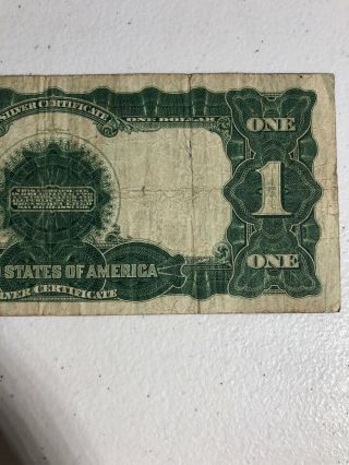 1899 $1.  00 Black Eagle Silver Certificate 1 Dollar Bill US Note American Money 8