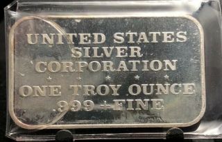US Silver Corp July 4th 1976 1 oz Silver Art Bar USSC - 263 Mintage of 150 (2010) 2
