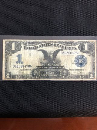 1899 One Dollar Silver Certificate Black Eagle