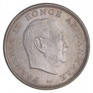 1964 Denmark 5 Kroner - 16.  9 Grams - World Silver Coin 629