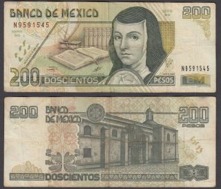 Mexico 200 Pesos 1999 (f) Banknote P - 109d