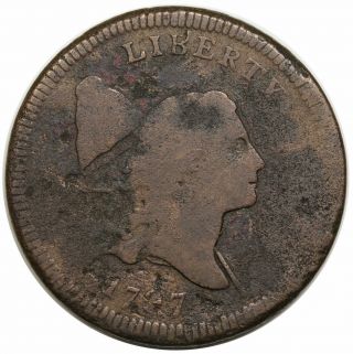 1797 Liberty Cap Half Cent,  Plain Edge,  C - 2,  R3,  G - Vg Detail