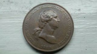 George Washington President Coin Peace And Friendship 1789 Commemorative