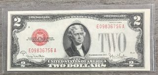Series 1928 G $2 Two Dollar Legal Tender Note Fr - 1508 Ba24