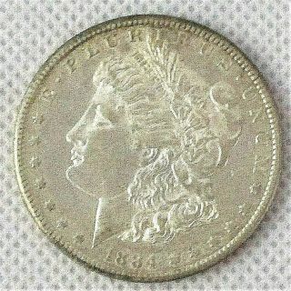 1884 S Morgan Silver Dollar $1 United States Coin