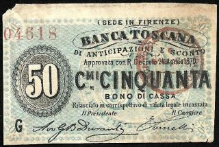 50 Centesimi From Italy 1870 M1