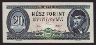 Hungary - 20 Forint,  1969 - P 169e - Unc