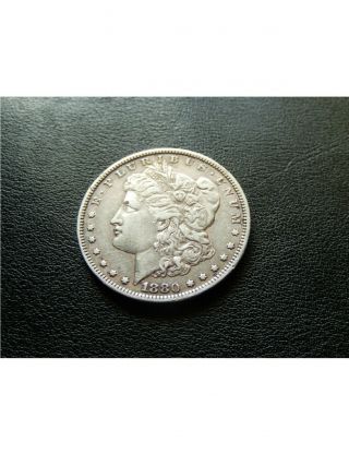 1880 U.  S.  Morgan Silver One Dollar $1 Business Philadelphia