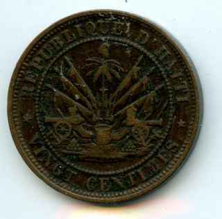 Weeda Haiti 41,  1863 20c,  See Scans