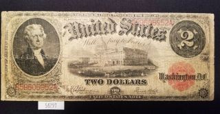 West Point Coins 1917 $2 Legal Tender Large Note