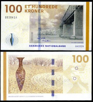 Denmark 100 Kroner 2010 P 66 Sig.  Torben Nielsen & Lars Gerrild Unc