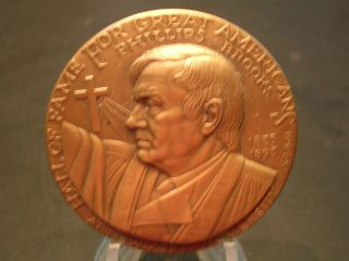 Phillips Brooks Nyu Hall Of Fame Bronze Medal - Medallic Art Company
