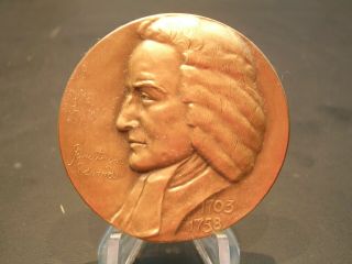 Jonathon Edwards Nyu Hall Of Fame Bronze Medal - Medallic Art Company