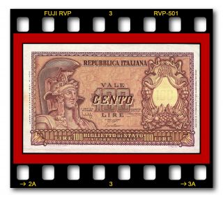 Italy Italia P - 92 100 Lire 31.  12.  1951 Biglietto Di Stato Athena Issue Banknote