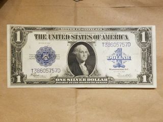 1923 $1 Silver Certificate Speelman White Large Size Note Fr 237 Extra Fine Ef