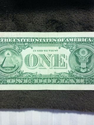 2013 $1 ONE DOLLAR STAR NOTE Low Serial 00000063 CirculatedCondition 8