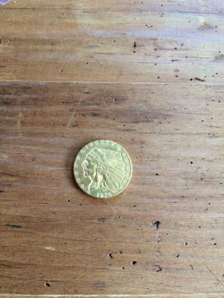 1926 2 1/2 Dollar U.  S.  Indian Head Coin Gold Piece