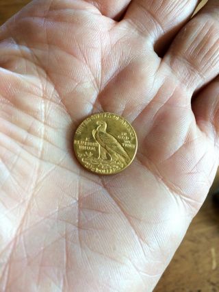 1926 2 1/2 DOLLAR U.  S.  Indian Head Coin GOLD piece 3