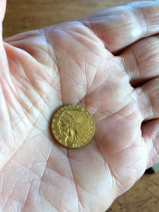1926 2 1/2 DOLLAR U.  S.  Indian Head Coin GOLD piece 4